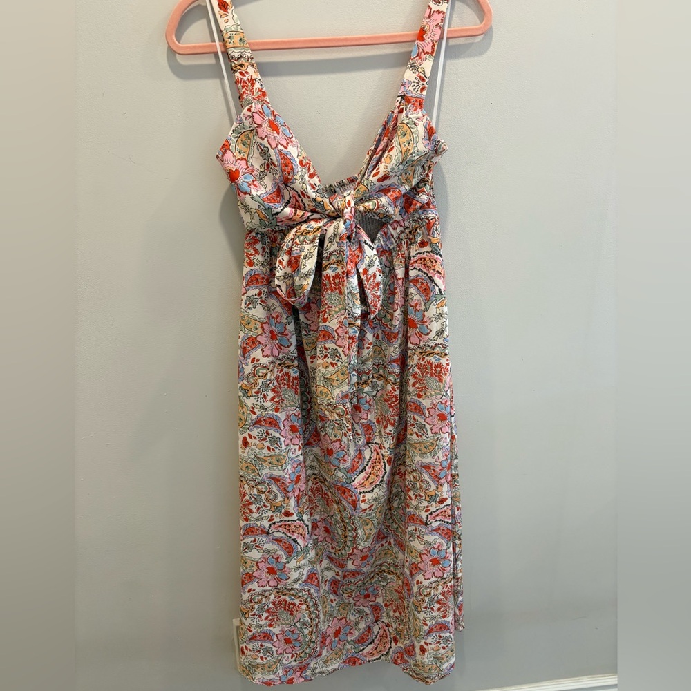 Harper & Me floral paisley cutout dress